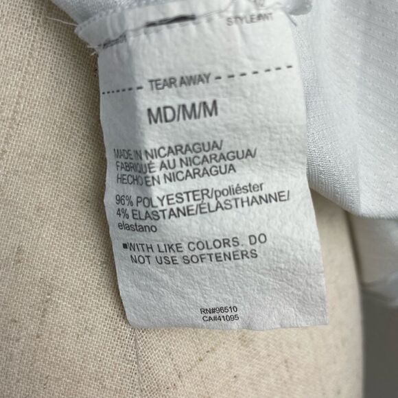Under Armour White Athletic Top Size M EUC - Picture 4 of 5